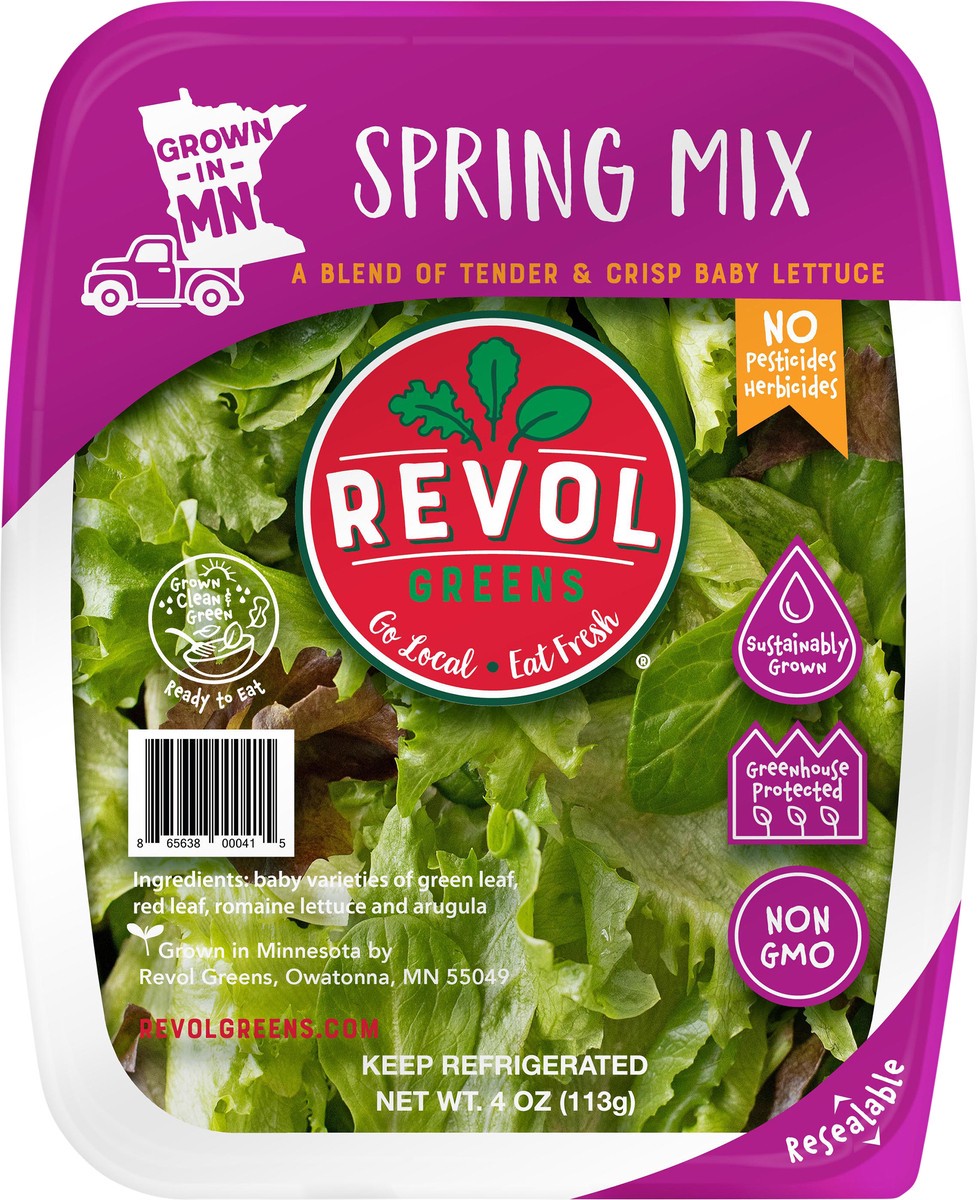 slide 3 of 5, Revol Greens Spring Mix , 4oz, 4 oz