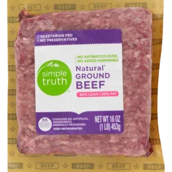 Simple Truth Natural Ground Beef 80% Lean