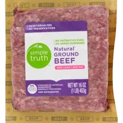 Simple Truth Natural Ground Beef 80% Lean