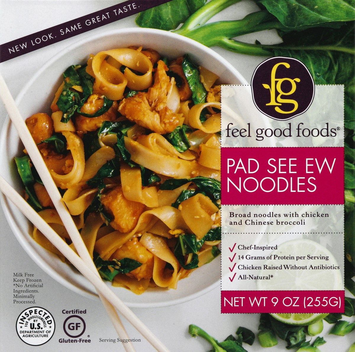 slide 4 of 4, Feel Good Foods Pad See Ew Noodles 9 oz, 9 oz
