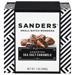 Sanders Assorted Sea Salt Caramels 7 oz
