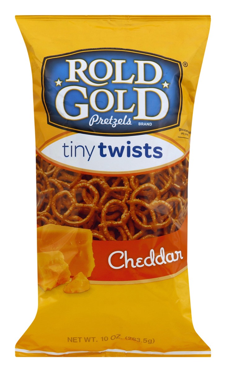 slide 4 of 4, Rold Gold Tiny Twists Pretzels Cheddar 10 Oz, 10 oz