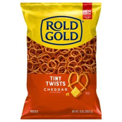 Rold Gold Tiny Twists Pretzels Cheddar 10 Oz