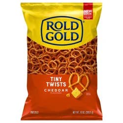Rold Gold Tiny Twists Pretzels Cheddar 10 Oz