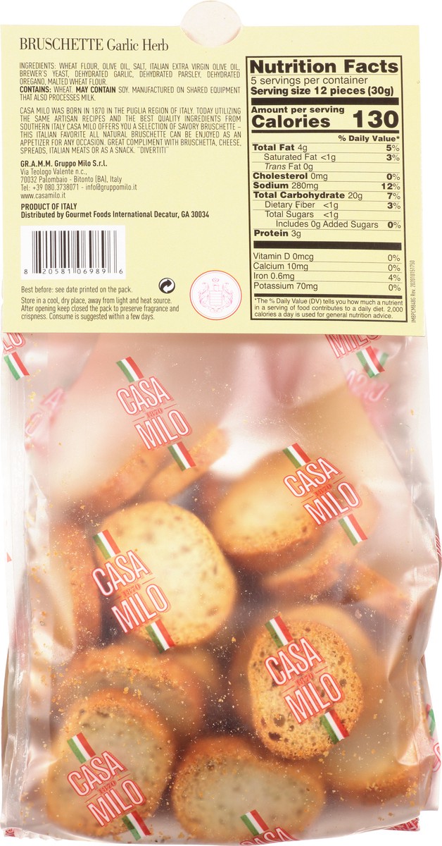 slide 7 of 13, Casa Milo Bruschette, 5.3 oz