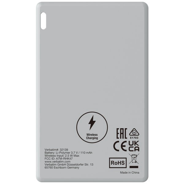 slide 8 of 8, Verbatim My Finder Bluetooth Tracker Card, Silver, 1 ct