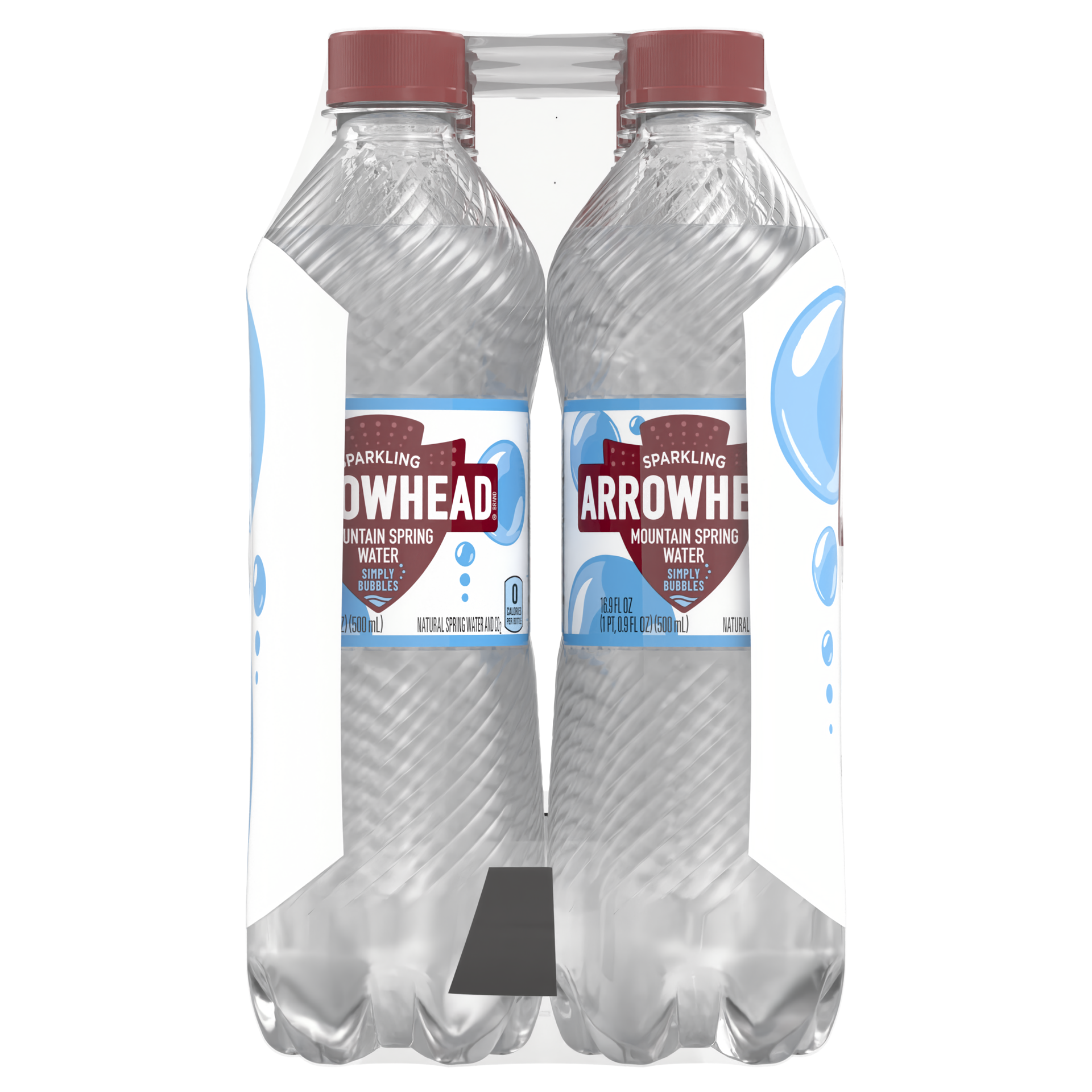 slide 4 of 5, Arrowhead Sparkling Water, Simply Bubbles- 16.9 fl oz, 16.9 fl oz