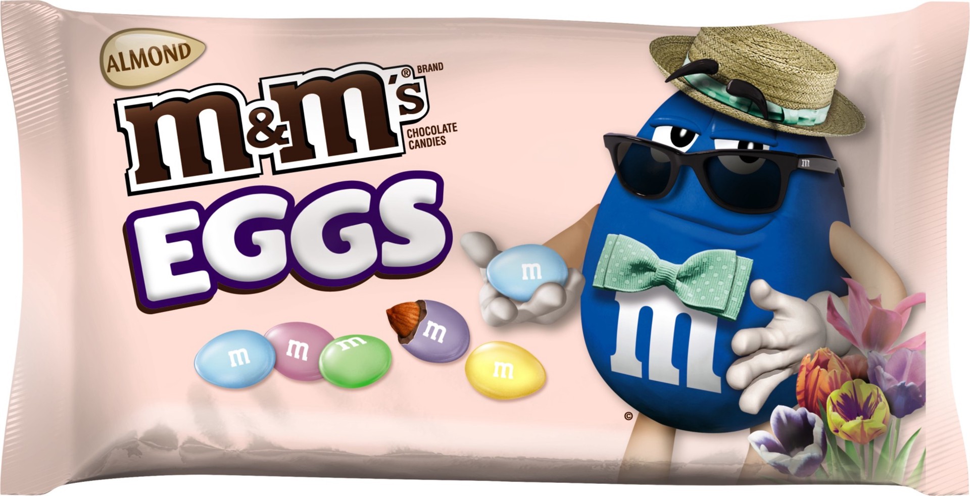 slide 1 of 6, M&M's Easter Almond Chocolate Candy Speckled Eggs 9.9-Ounce Bag, 9 oz