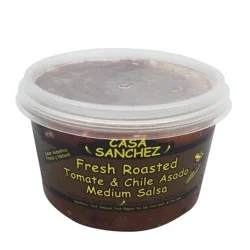 Casa Sanchez Fresh Roasted Tomate & Chile Asado Medium Salsa - 15 oz