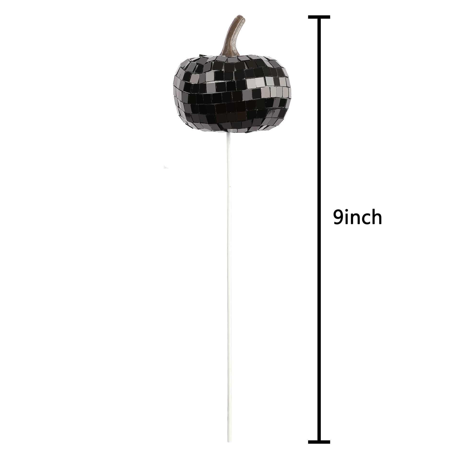 slide 2 of 3, 9" Disco Pumpkin Pick By Ashland, 9 in