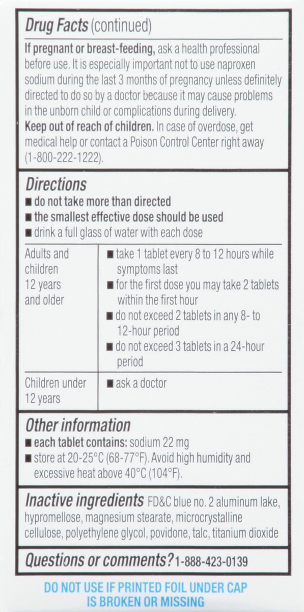 slide 8 of 9, TopCare Top Care Pain Relief All Day Non Prescription Strength 220Mg Tablets, 100 ct