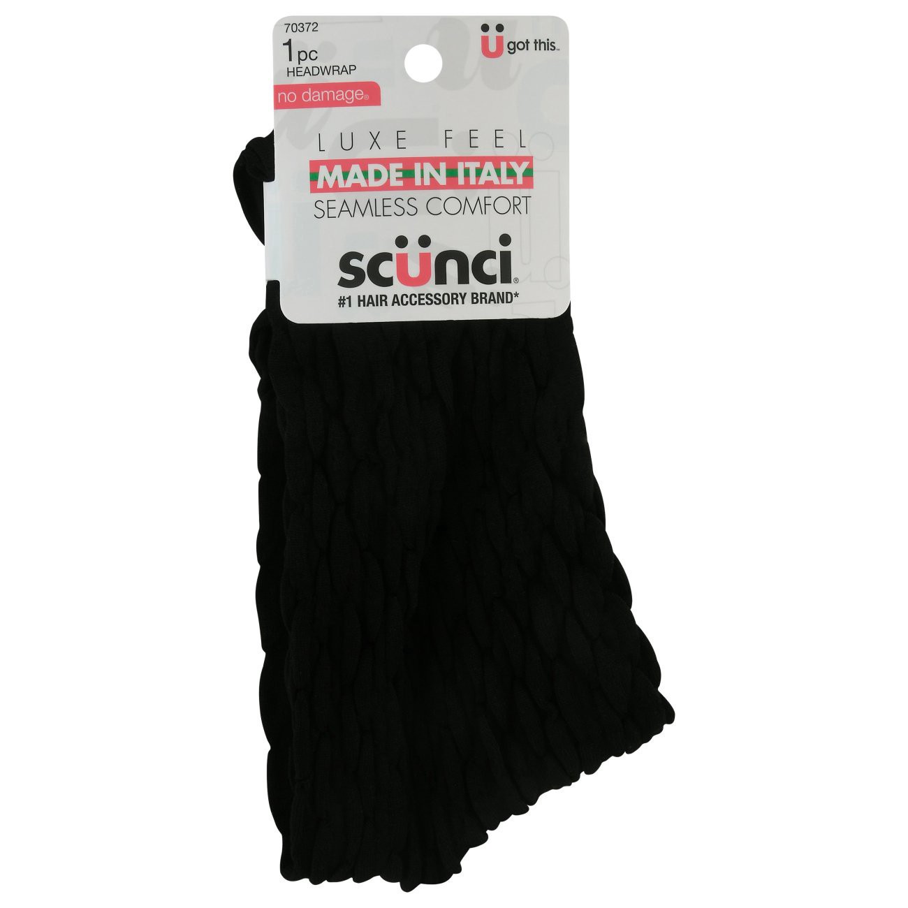 slide 1 of 1, scünci Seamless Comfort Wide Puckered Headwrap, 3 ct