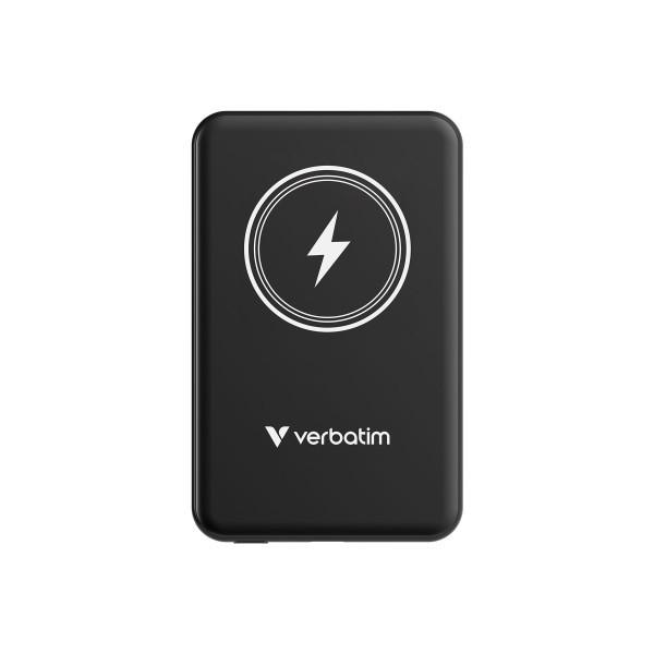 slide 7 of 10, Verbatim Charge 'n' Go Magnetic Wireless Power Bank, Black, 32240, 1 ct