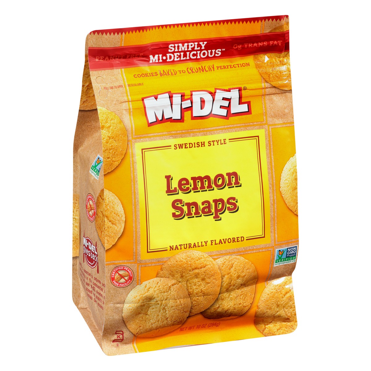 slide 2 of 9, MI-Del Midel Lemon Snaps Cookies, 10 oz