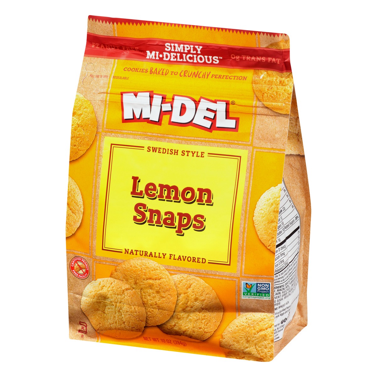 slide 3 of 9, MI-Del Midel Lemon Snaps Cookies, 10 oz