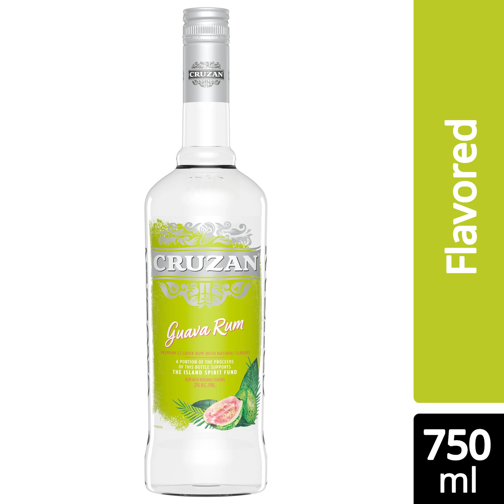 slide 1 of 2, Cruzan Guava Rum, 750 ml