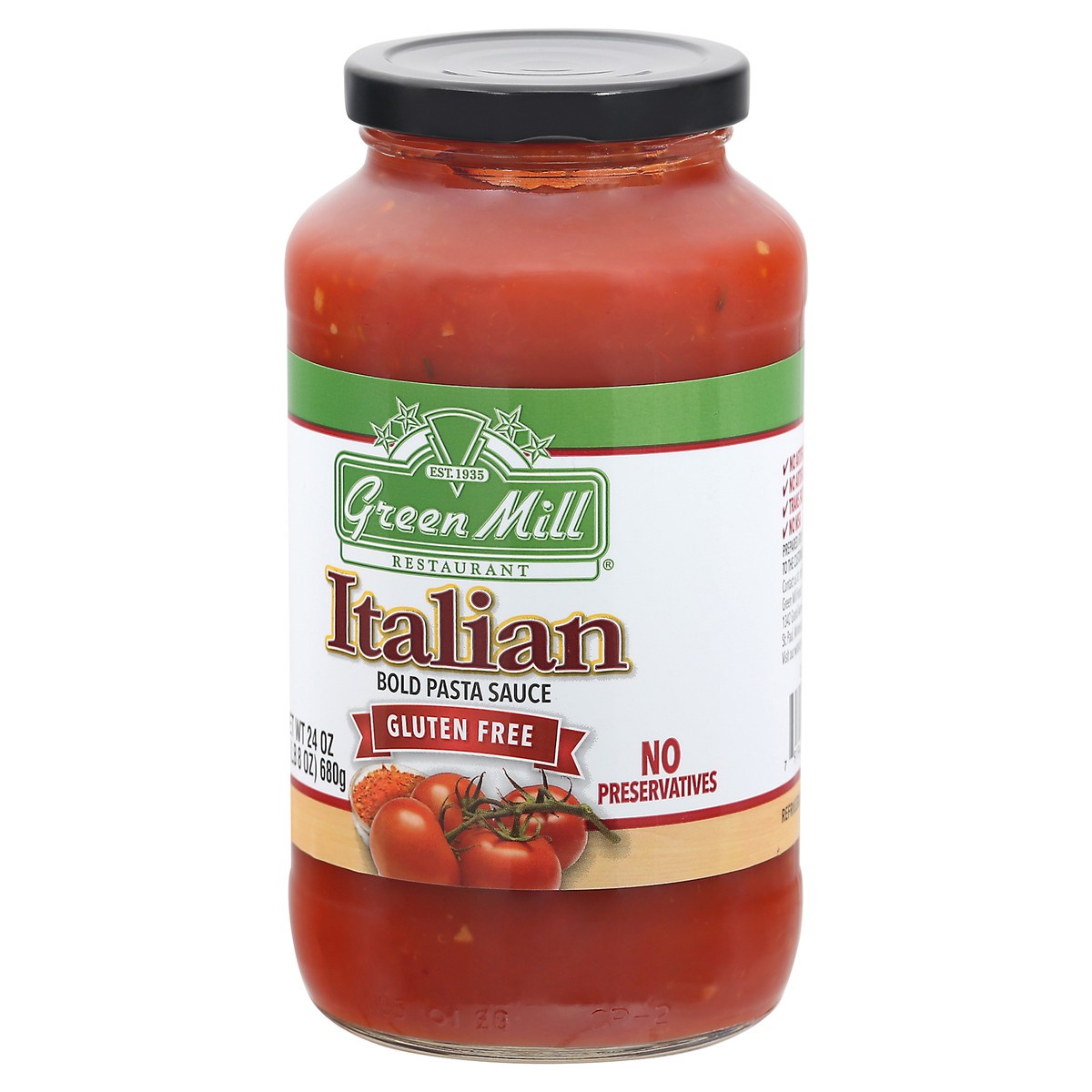 slide 5 of 12, Green Mill Italian Pasta Sauce, 24 oz