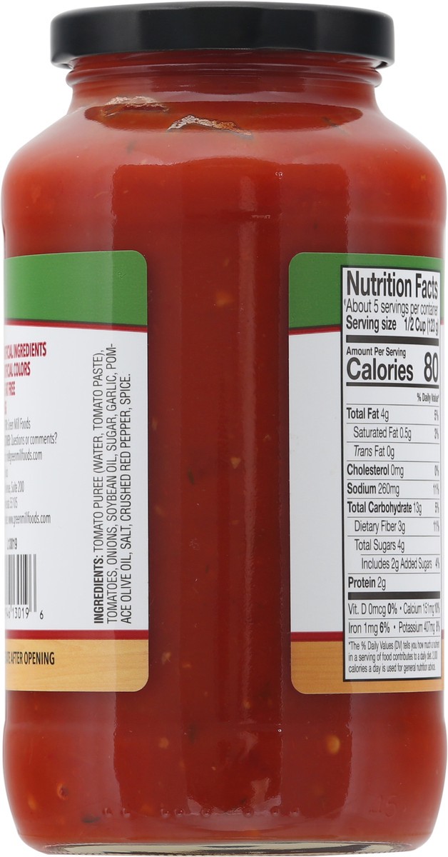 slide 8 of 12, Green Mill Italian Pasta Sauce, 24 oz