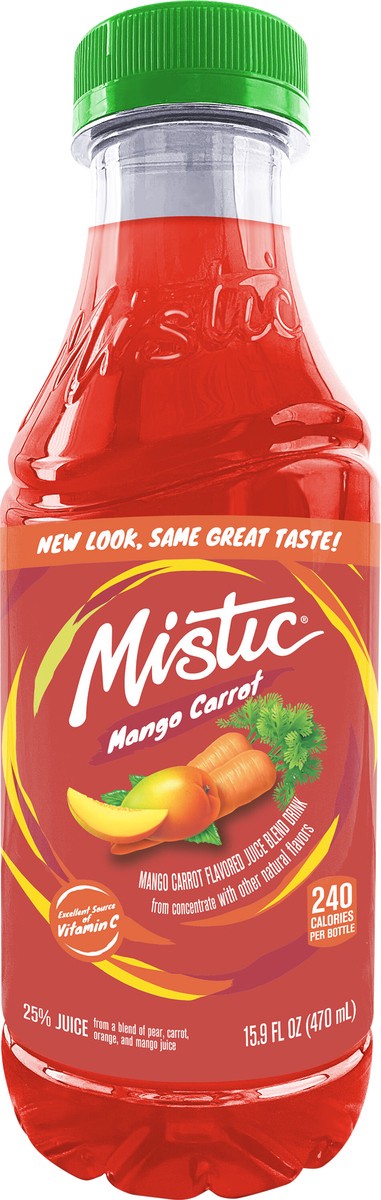 slide 1 of 1, Mistic Mango Carrot, 15.9 fl oz plastic bottle, 15.9 fl oz