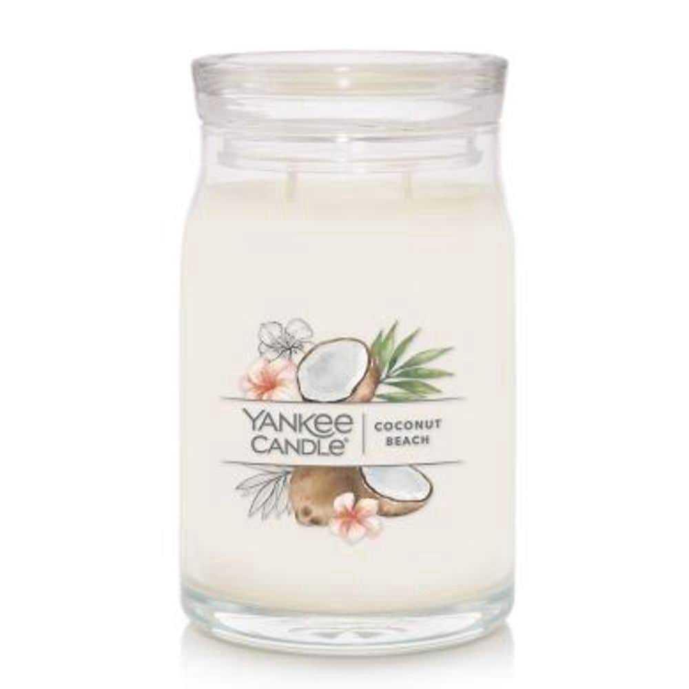 slide 3 of 3, Yankee Candle Signature Collection Large Jar Coconut Beach, 20 oz