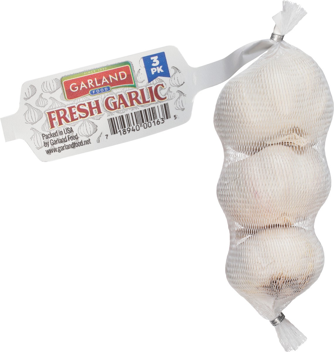 slide 9 of 9, Garland Food Fresh Garlic 3 Pack 3 ea, 3 ct