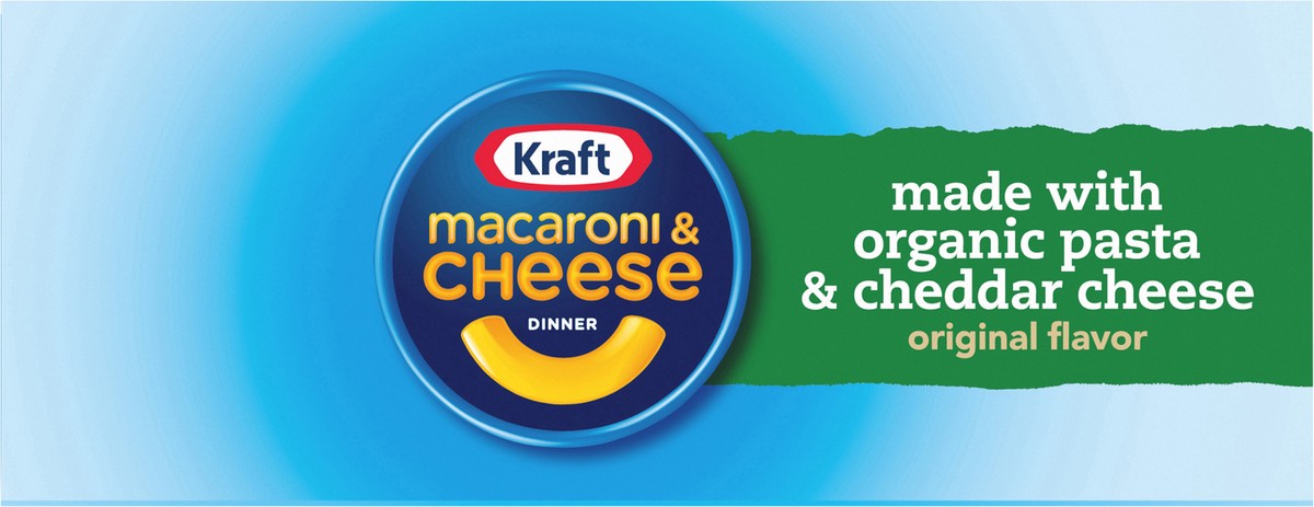 slide 6 of 11, Kraft Organic Cheddar Macaroni and Cheese Dinner, 6 oz Box, 6 oz