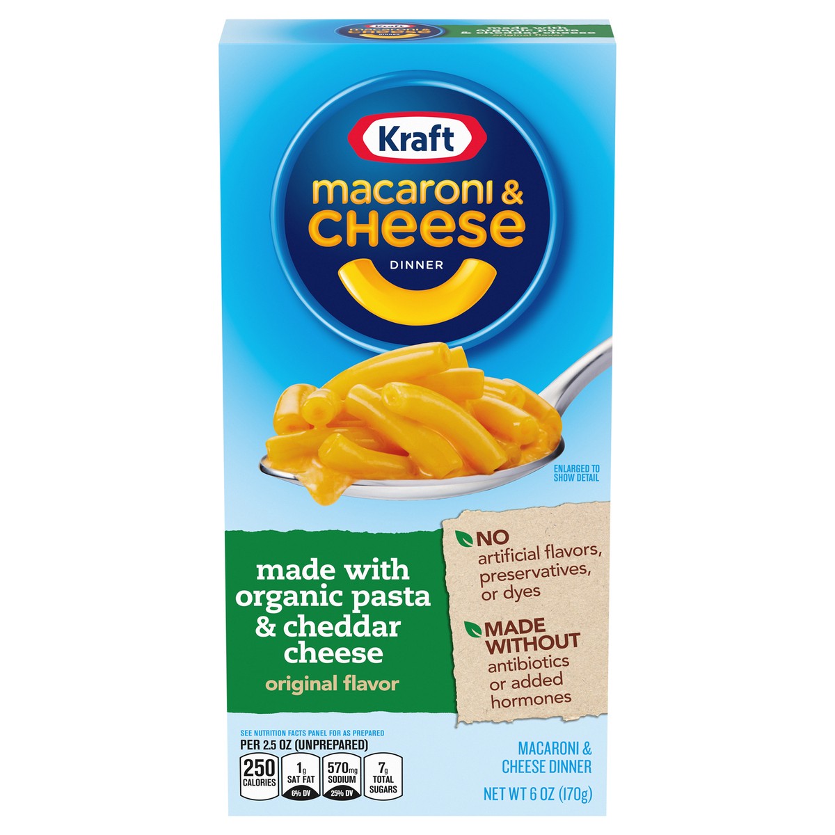 slide 11 of 11, Kraft Organic Cheddar Macaroni and Cheese Dinner, 6 oz Box, 6 oz