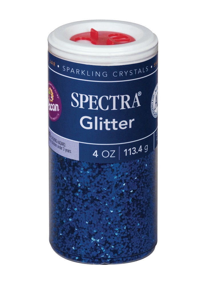 slide 1 of 2, Spectra Blue Glitter, 4 oz