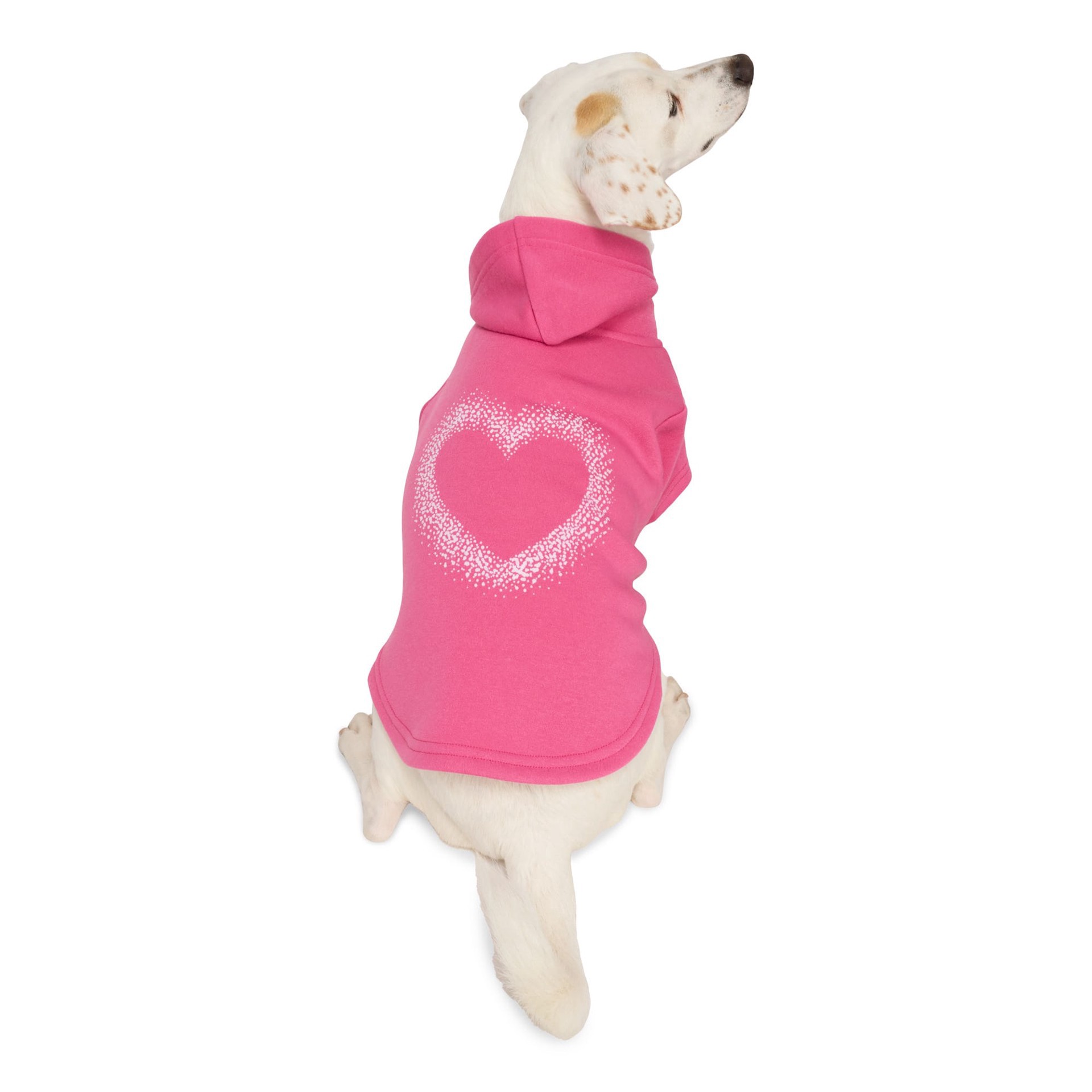 slide 1 of 1, YOULY Pink Heart Pet Hoodie, Pink, X-Small, 1 ct