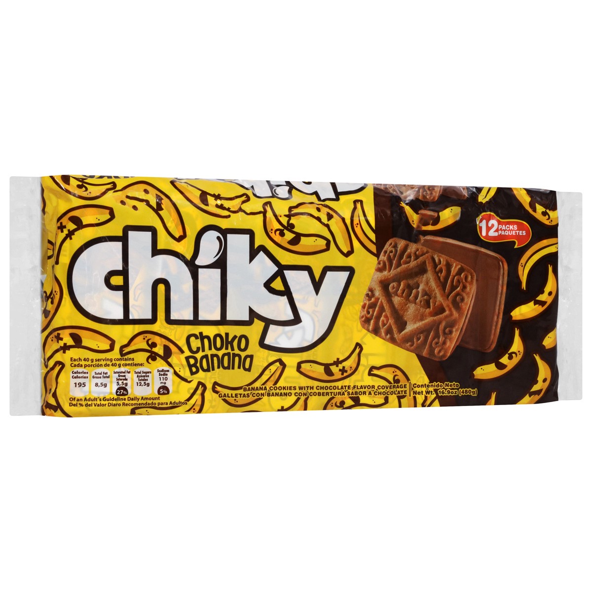 slide 12 of 13, Chiky Choko Banana Cookies 12 ea, 12 ct