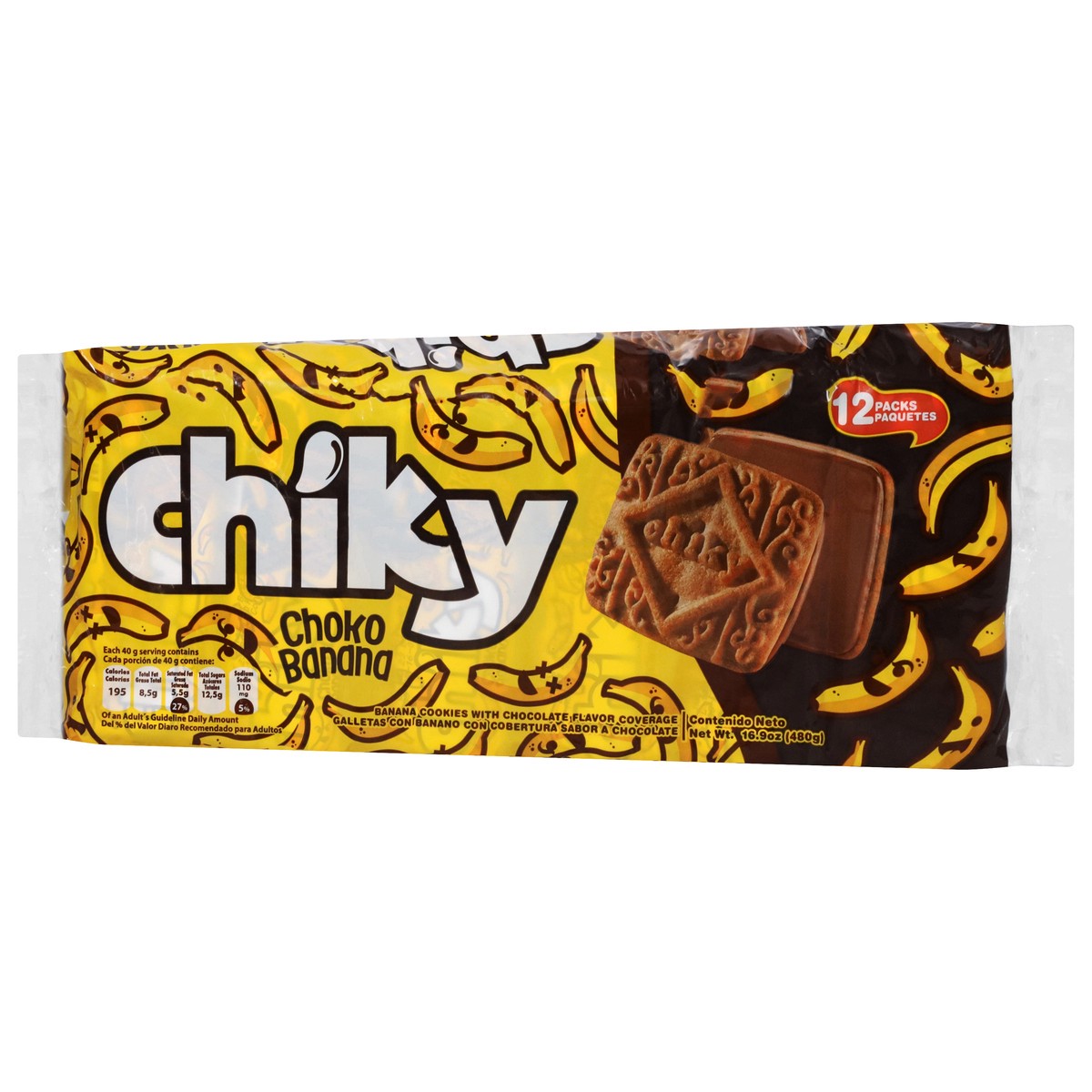 slide 13 of 13, Chiky Choko Banana Cookies 12 ea, 12 ct