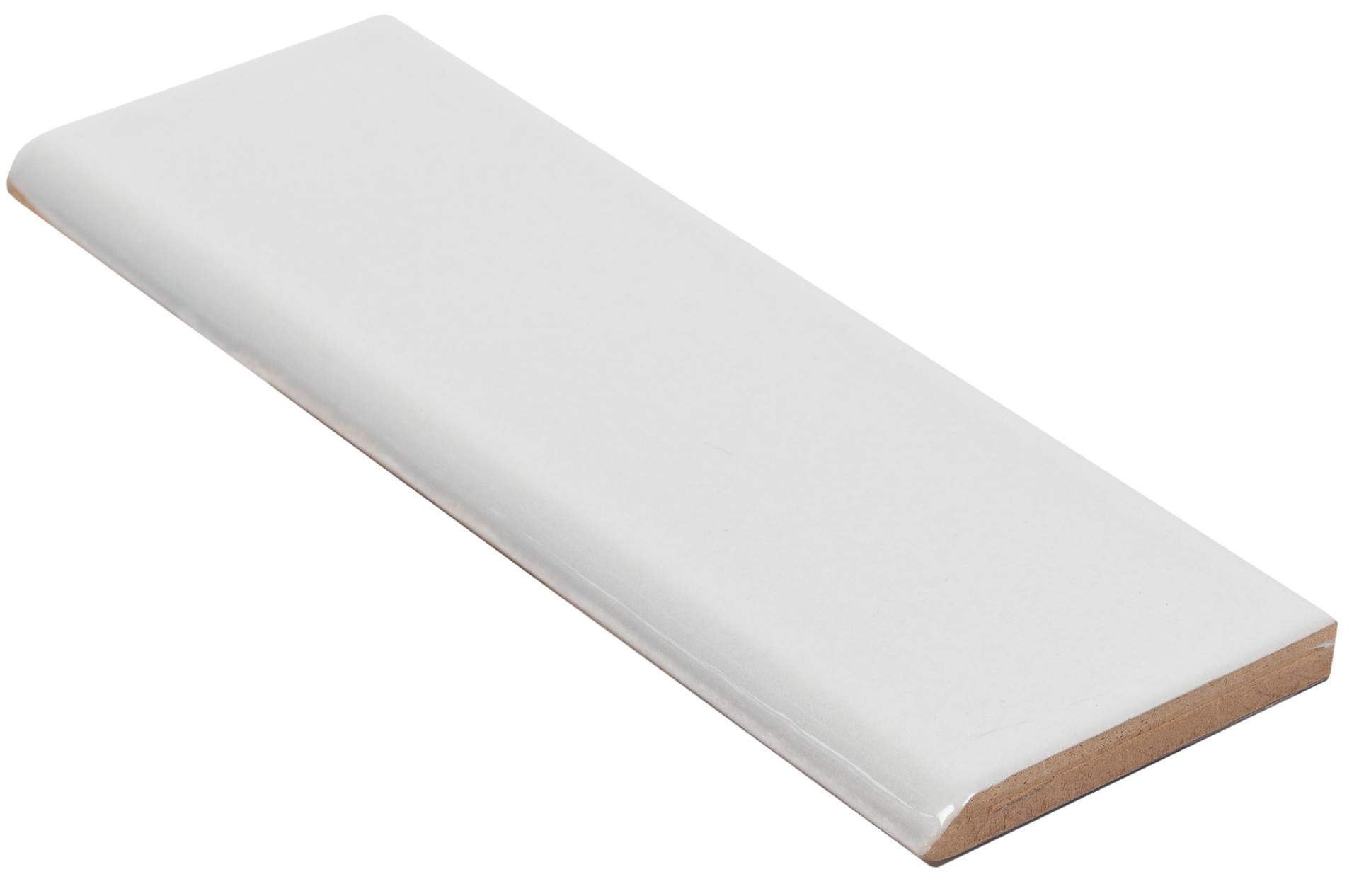 slide 3 of 3, Satori Hudson Mist Bullnose 2-in x 6-in Ceramic Bullnose Tile (0.08-sq. ft/ Piece), 1 ct