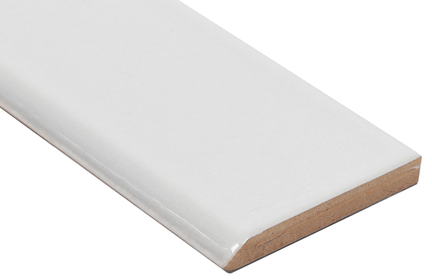 slide 2 of 3, Satori Hudson Mist Bullnose 2-in x 6-in Ceramic Bullnose Tile (0.08-sq. ft/ Piece), 1 ct