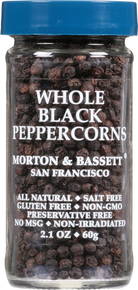 slide 9 of 13, Morton & Bassett Black Peppercorns Whole, 2.1 oz