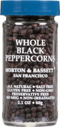 Morton & Bassett Black Peppercorns Whole