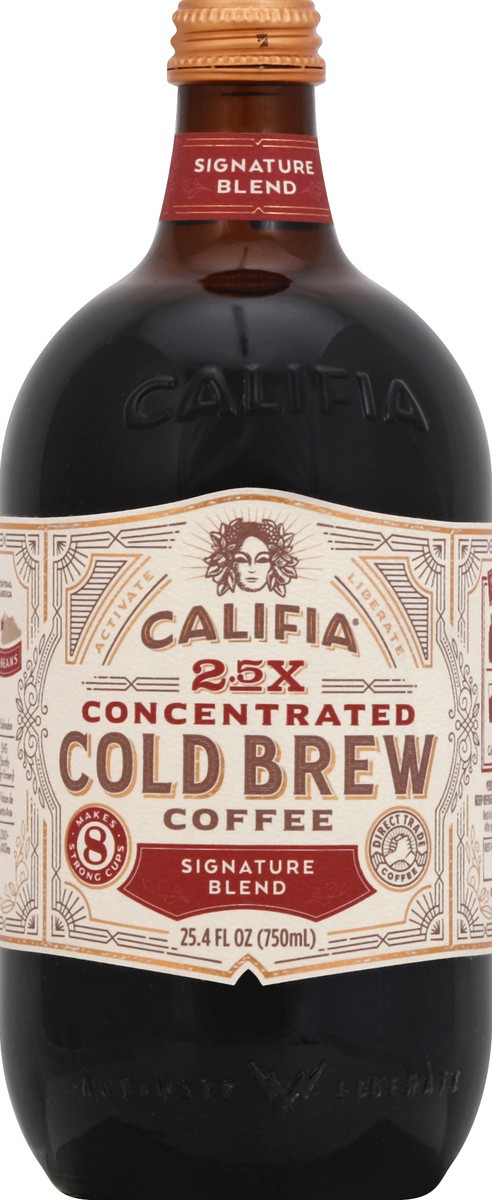 slide 3 of 4, Califia Farms Concentrated Cold Brew Coffee Signature Blend, 25.4 fl oz