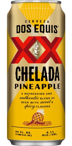 slide 1 of 4, Dos Equis Pineapple Chelada 24 fl oz Can, 24 oz