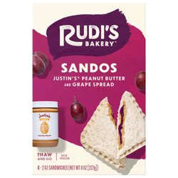 Rudis Peanut Butter Grape Sandwich