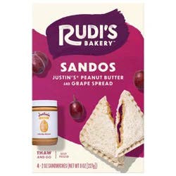 Rudis Peanut Butter Grape Sandwich