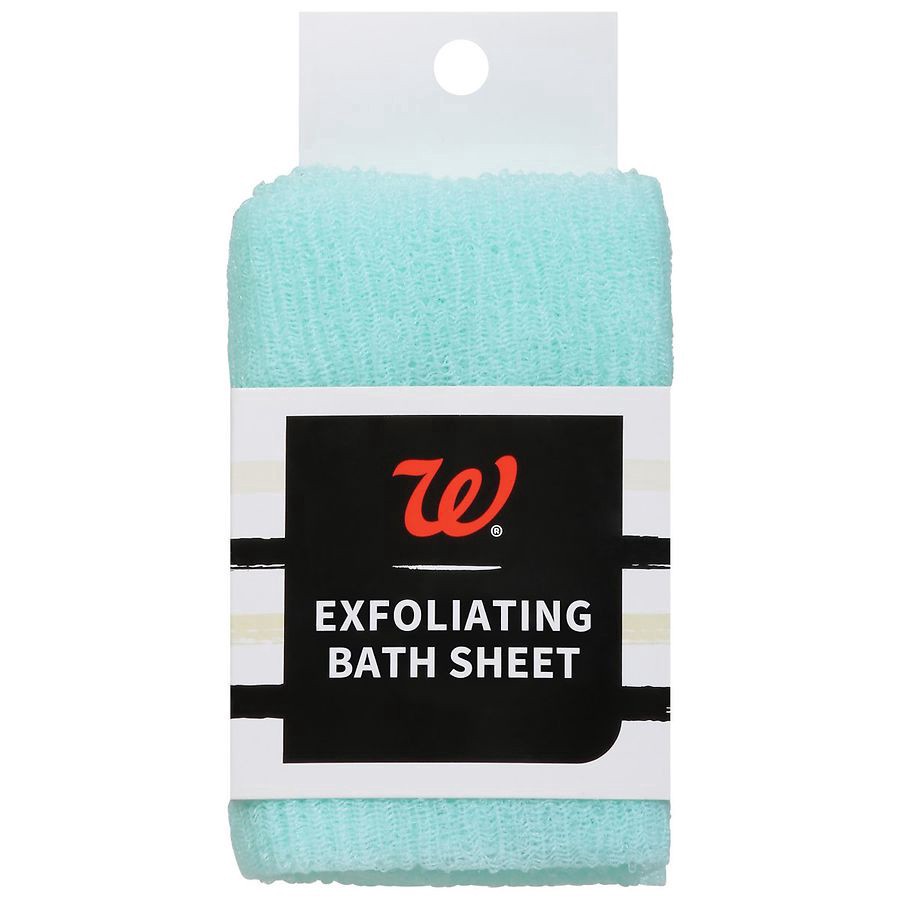 slide 1 of 2, Walgreens Exfoliating Bath Sheet, 1 ct