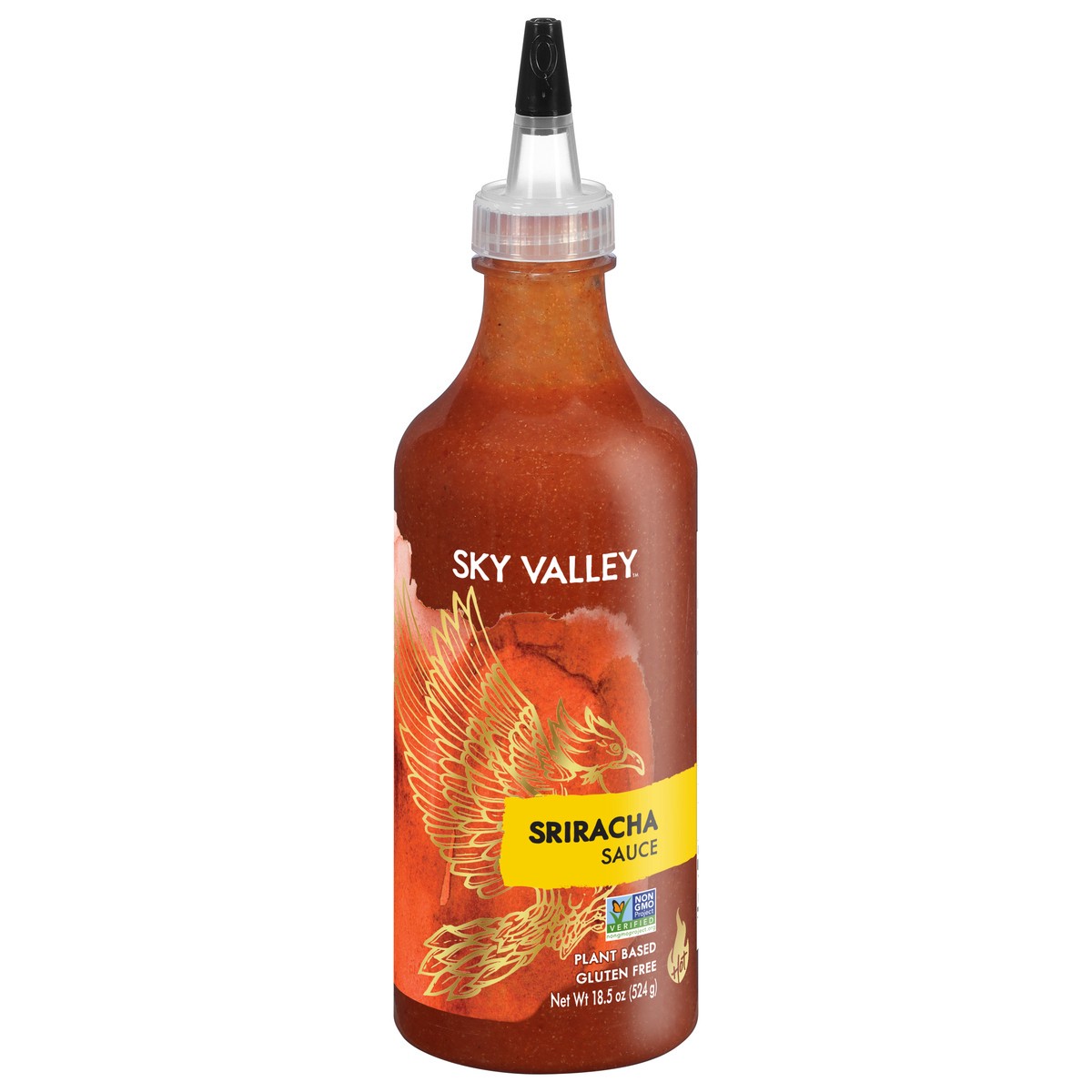 slide 1 of 9, Sky Valley Hot Sriracha Sauce 18.5 oz, 18.5 oz