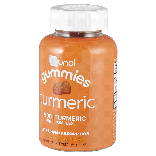 slide 19 of 29, Qunol 500 mg Creamy Orange Turmeric 60 Gummies, 60 ct