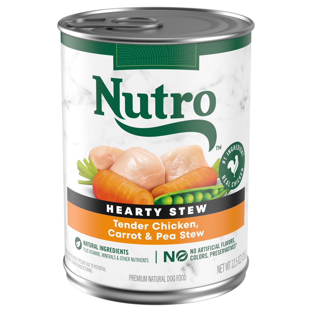 slide 1 of 7, Nutro Grain Free Hearty Stew Wet Dog Food Tender Chicken, Carrot & Pea Stew - 12.5oz, 12.5 oz