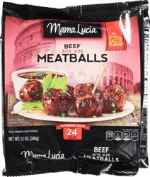 Mama Lucia Bite Size Beef Meatballs 12 oz