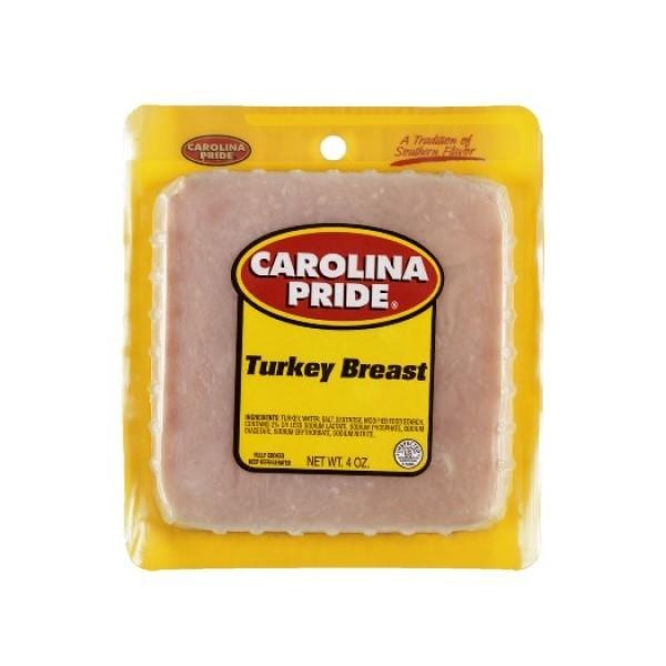 slide 1 of 1, Carolina Pride Oven Roasted Turkey Breast, 4 oz