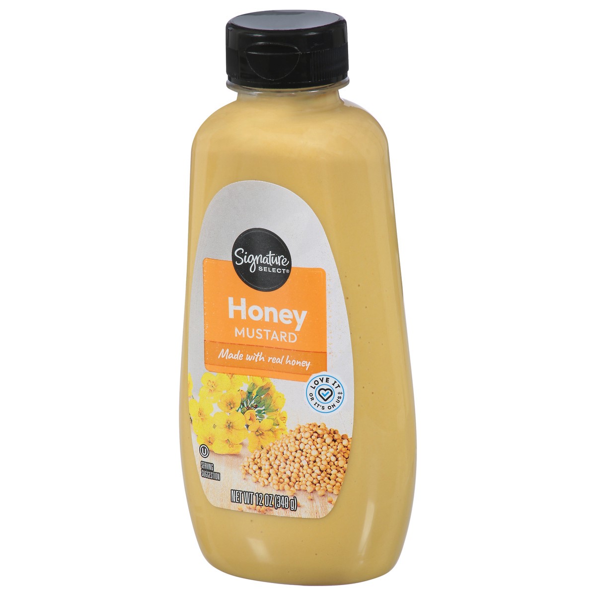 slide 3 of 4, Signature Select Mustard Honey Bottle - 12 Oz, 12 oz