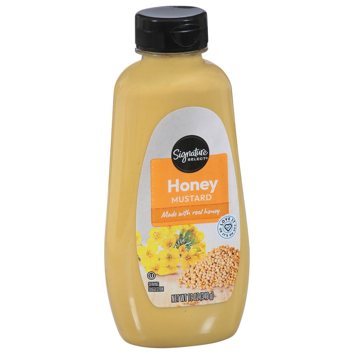 slide 2 of 4, Signature Select Mustard Honey Bottle - 12 Oz, 12 oz