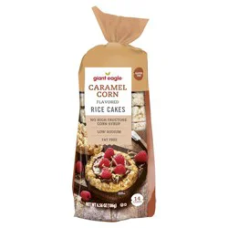 Giant Eagle Caramel Color Flavored Rice Cakes