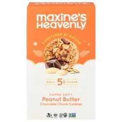 Maxine's Heavenly Super Soft Chocolate Chunk Peanut Butter Cookies 7.2 oz