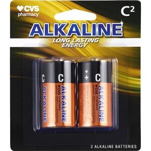 slide 1 of 1, CVS Health Cvs Alkaline Batteries C, 2Ct, 1 ct